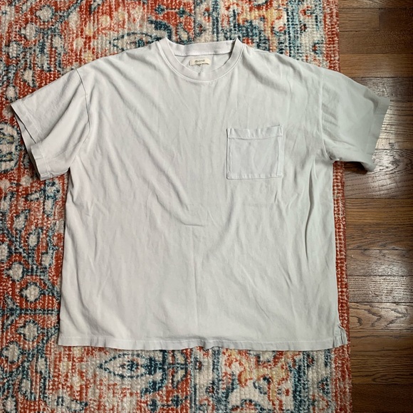 Madewell Garment-Dyed Oversized Pocket Tee - Picture 5 of 12